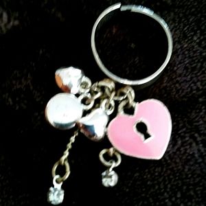 Ring (adjustable) with 6 charms